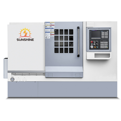 CNC наклонен струг с твърдо легло за стабилна обработка